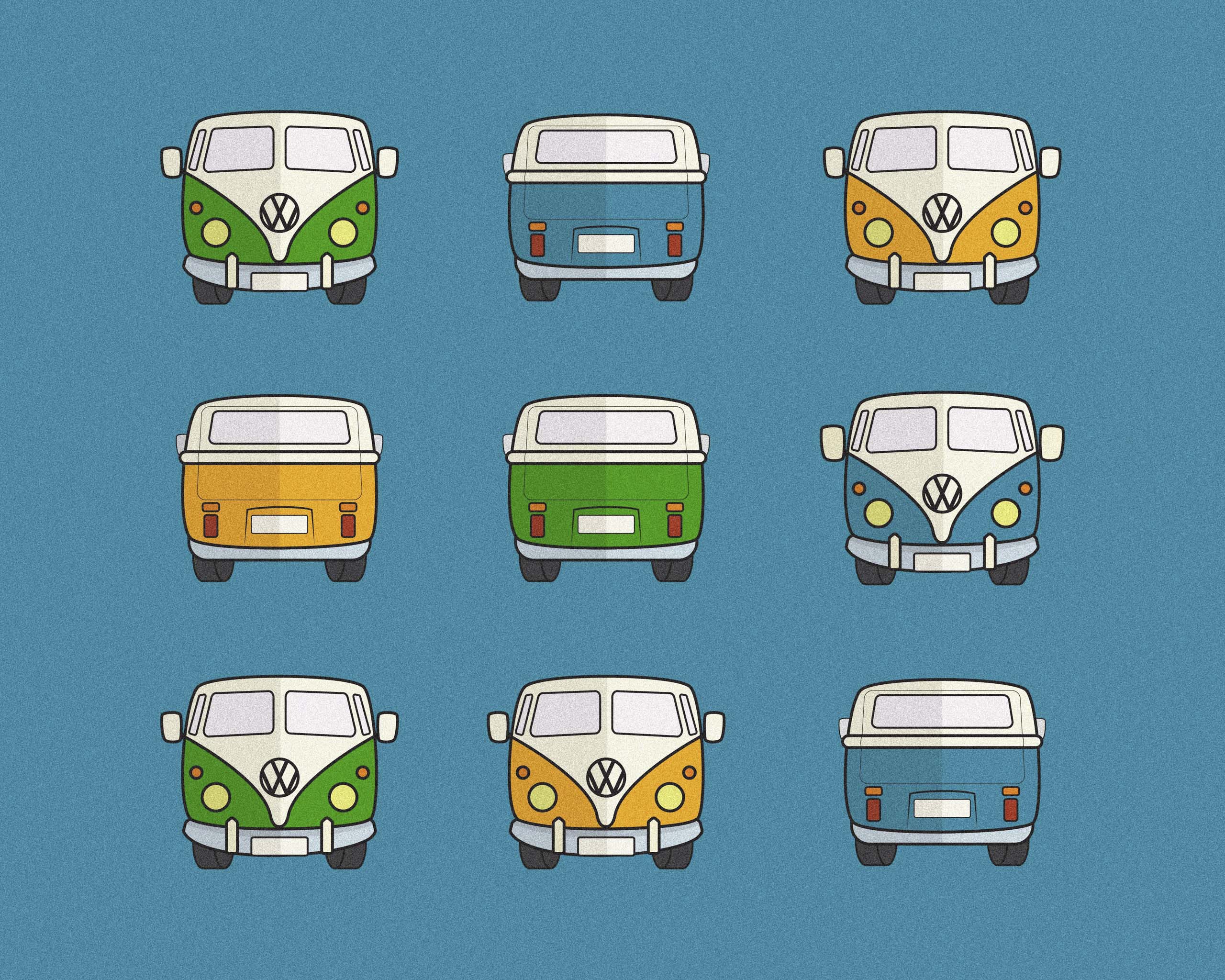 Volkswagen beetle pattern