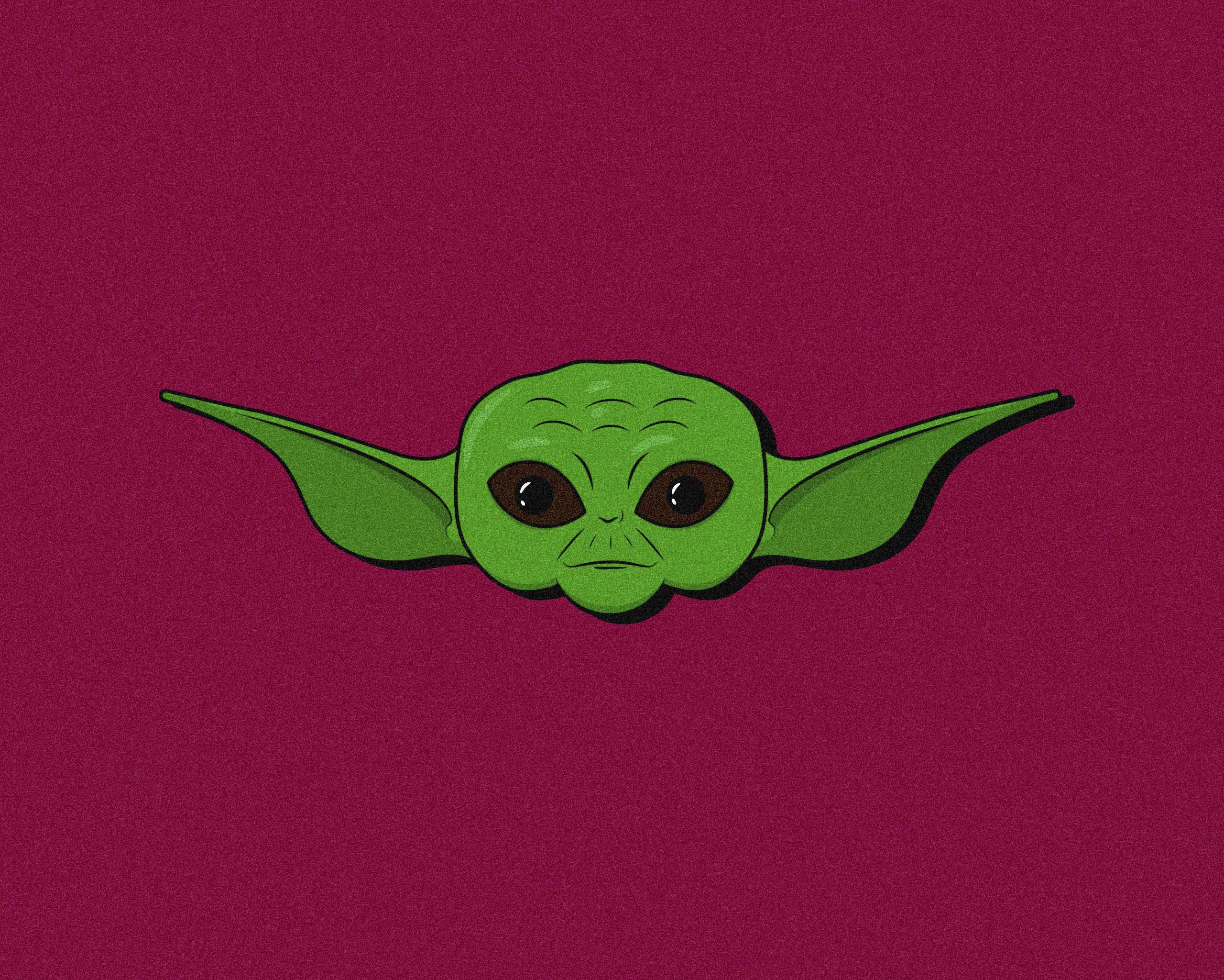 Fan art of yoda from star wars